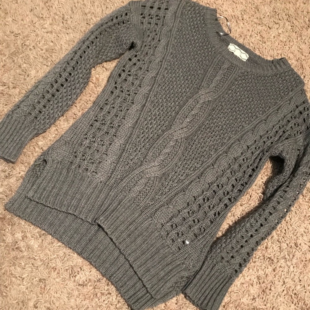 Gray sweater